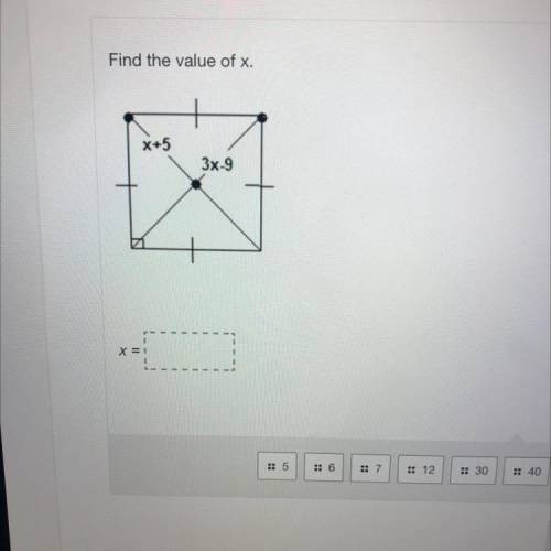Find the value of x? Please help?