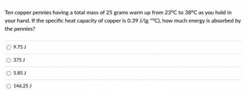 A drinking glass has a mass of 350 grams. If its temperature changes from 25oC to 5oC, how much hea