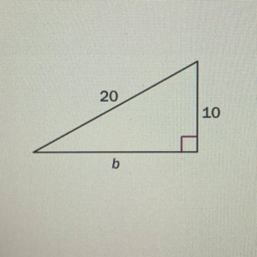 (Shown in picture) Find the length of the missing side. If necessary, round to the nearest tenth.