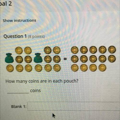 How many coins are in each pouch?