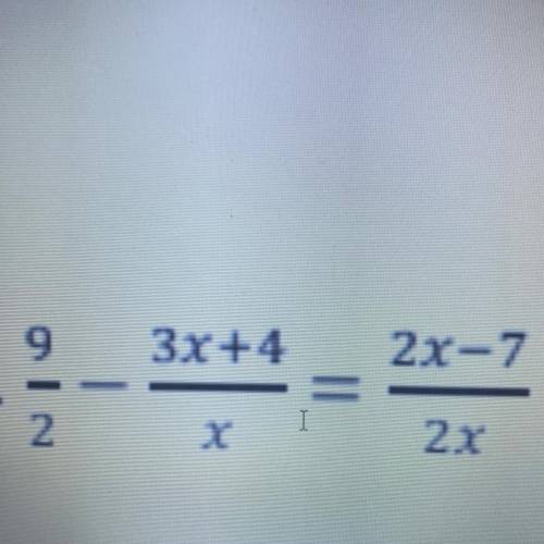 Solve for X please I need help