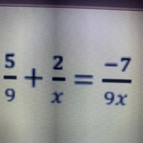 I need to figure out how to solve for x please help