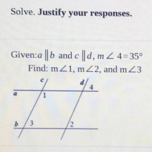 Solve. Justify your responses.
Use statement and reason to justify