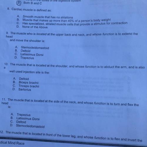 I’m taking a test and need help ?