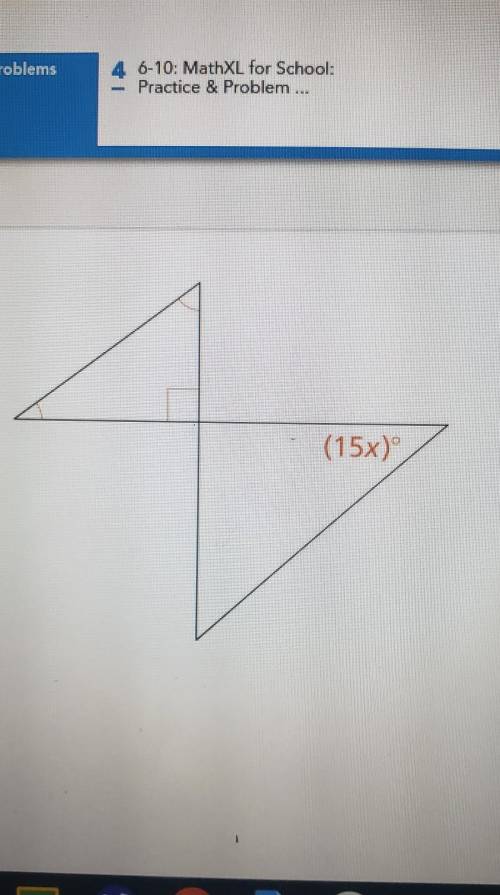 Find the value of x if the two triangles are similar. Explain.