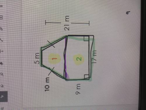 What is the composite perimeter of this shape? I will crown anybody who answers correctly!