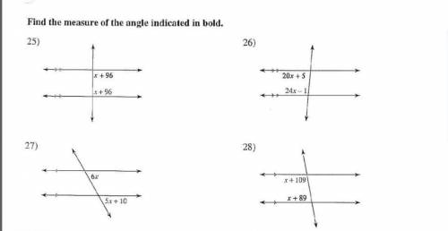 FOR 15 POINTS Can you guys help me find the measure of the angle indicated in bold? For my HW that