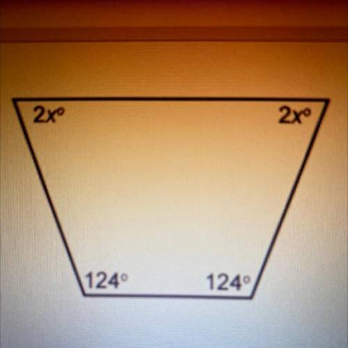 The interior angles formed by the sides of a quadrilateral have

measures that sum to 360°.
What i