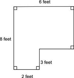 PLZ HELP DUE SOON

The figure shows a carpeted room. How many square feet of the r