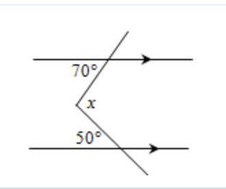 (SAT Prep) Find the value of x. PLEASE I HAVE RSM TOMORROW