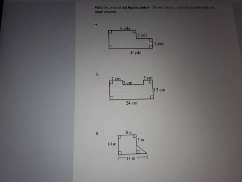 What are the area for this. I am not sure how to do complex shape so if you explain that will help