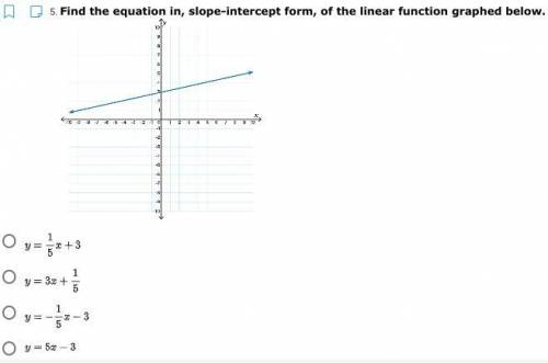 Please solve for the equation in slope intercept form.