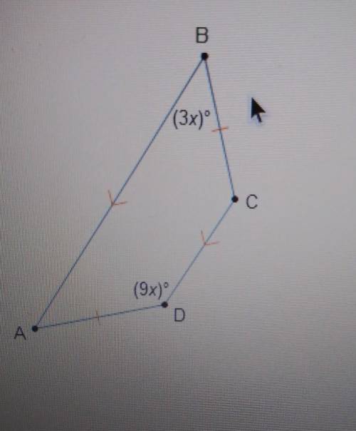 What is the value of xin trapezoid ABCD?​