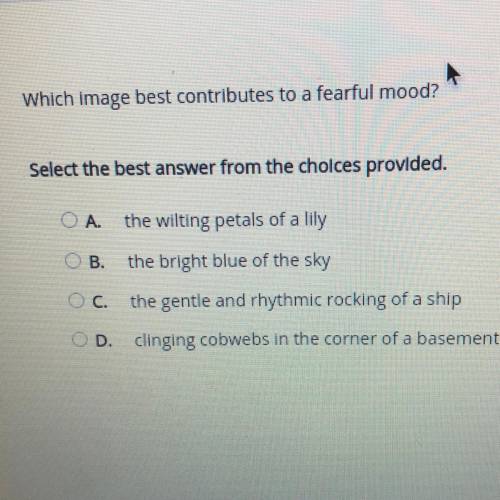 Which Image best contributes to a fearful mood?