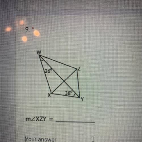 What does angle XZY equal