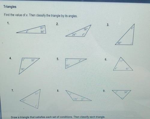 Classifying triangles ​