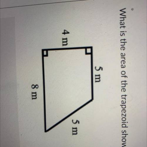 What is the area of this trapezoid?
Help! I need this please!