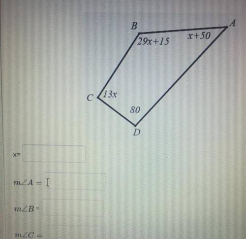 Need the angles and solve for x