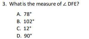 He measure of angle AFB = 78°