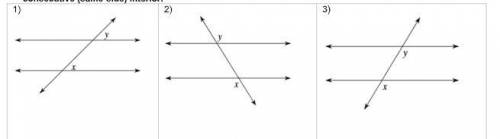 *EXTRA POINTS* Identify each pair of angles as-----

vertical, supplementary, corresponding, alter