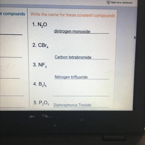 What is B2I6 covalent compound name?