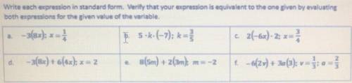 Write each expression in standard form. Verify that your expression is equivalent to the one given