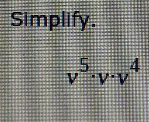 It says to simplify it​