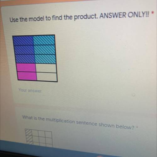 Use the model to find the product plz help