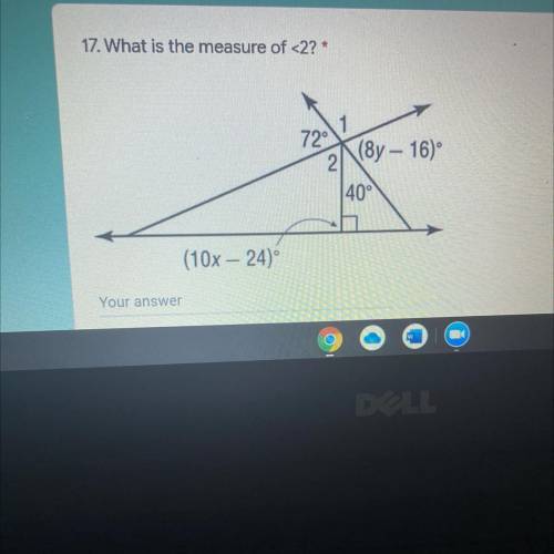 What is the measure of <2?