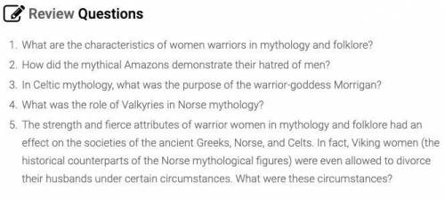 can some help me with these reveiw questions and crital thinking questions for mythology and folklo