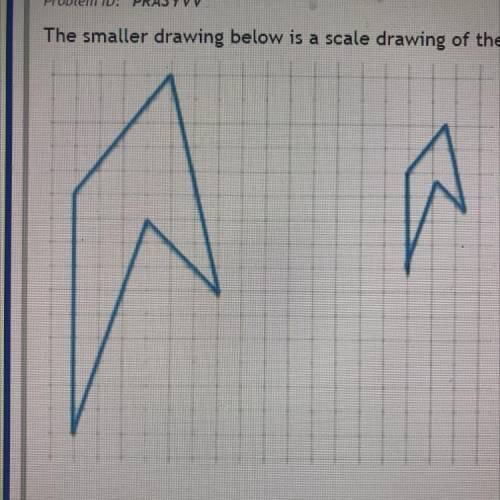 The smaller trying to load a scale drawing of the larger the distance around a larger drawing is 39