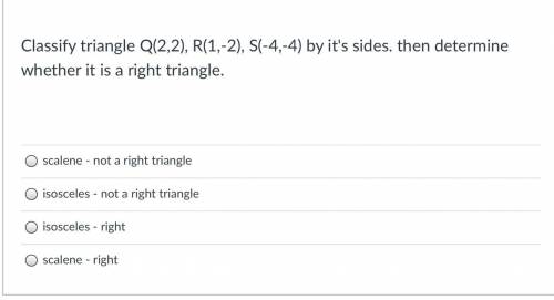 50 points! Is this triangle scalene or isosceles? 1st picture is the question 2md picture is the tr