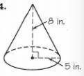 What is the volume of the cone? Round to the nearest tenth