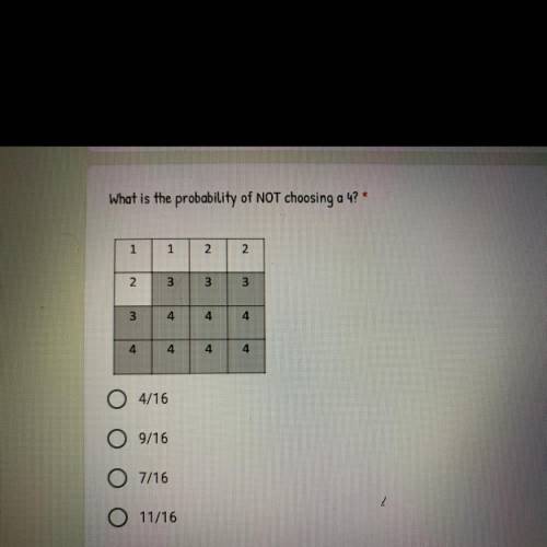 What is the probability of NOT choosing a 4?