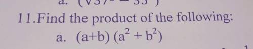 Find the product of the following please give me answer in a photo with explanation ​