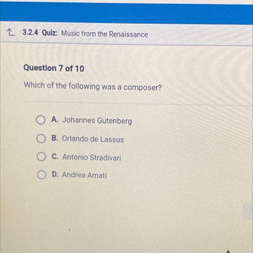 Which of the following was a composer?