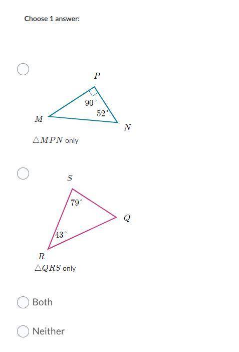 Please help! 
which triangle is similar to ΔABC? and why?