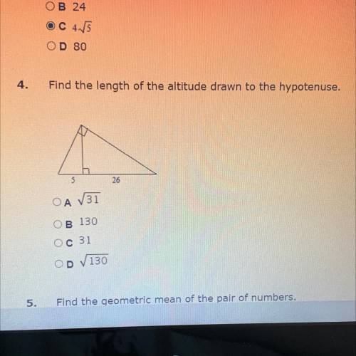 Find the length of the altitude drawn to the hypotenuse