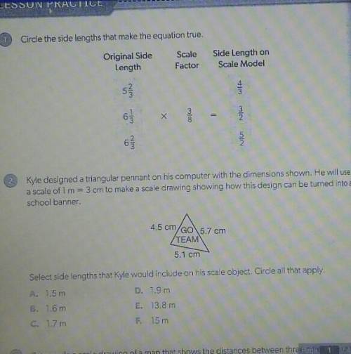 HELP ASAP!! Hi, We are doing scale and I would really appreciate if you could explain how to solve