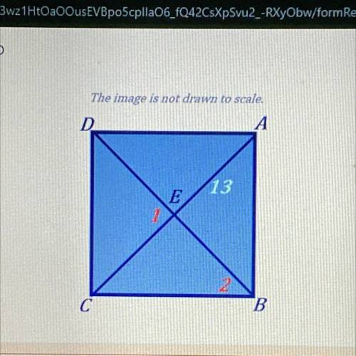 10. find the measure of angle 1

11. find the measure of angle 2
12. given that AE=13, find the me