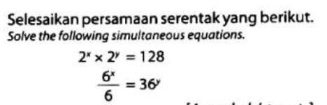 Please solve this equations and include the workings
