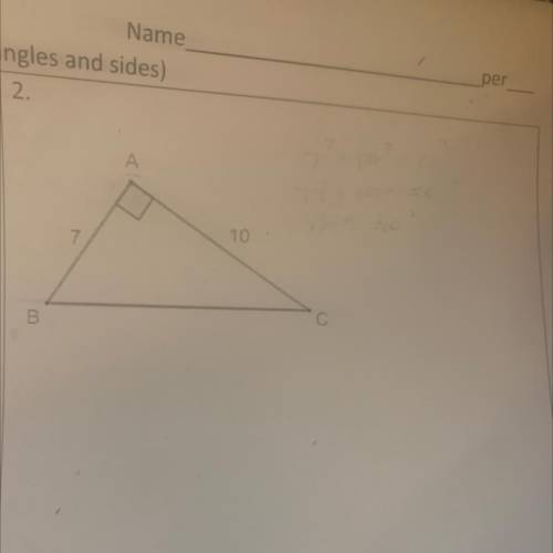 Help please quick! i need to find all the missing angles and side