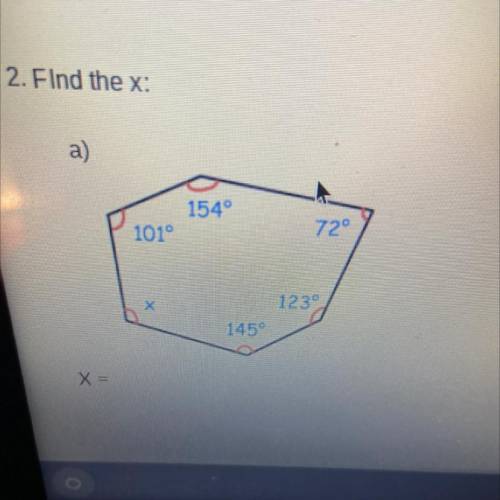 How do I find x in this problem?