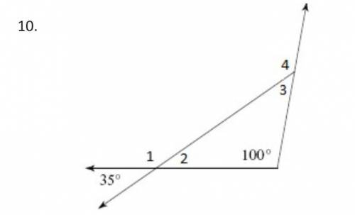 How do I find the measurements for the missing angles?