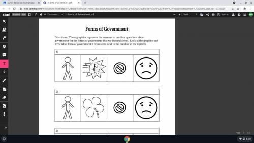 Next to the question number write the form of government it is please try to help me