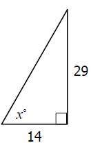 Solve for x, round to the nearest tenth. find x x =
