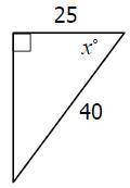 Solve for x, round to the nearest tenth. find x =