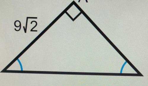 I need help finding the hypotenuse.​