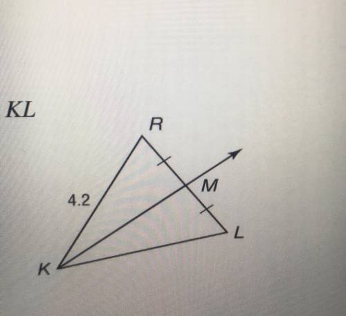 Find measure of KL.
Need help please?