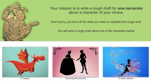04.04 ¡Escribamos una narración! - Essay

Requirements:
Include a classic fairy tale phrase to sta